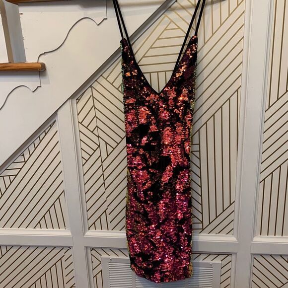 Fashion Nova 
Color Crazy Mini Dress - Multi - Picture 6 of 9